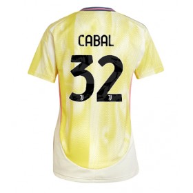 Juventus Juan Cabal #32 Borte skjorte til dame 2024-25 Kortermet